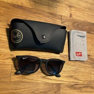 Ray-Ban Sunglasses Black Grey Erika Polarized RB4171 622/T3 54 - 18 145 3P